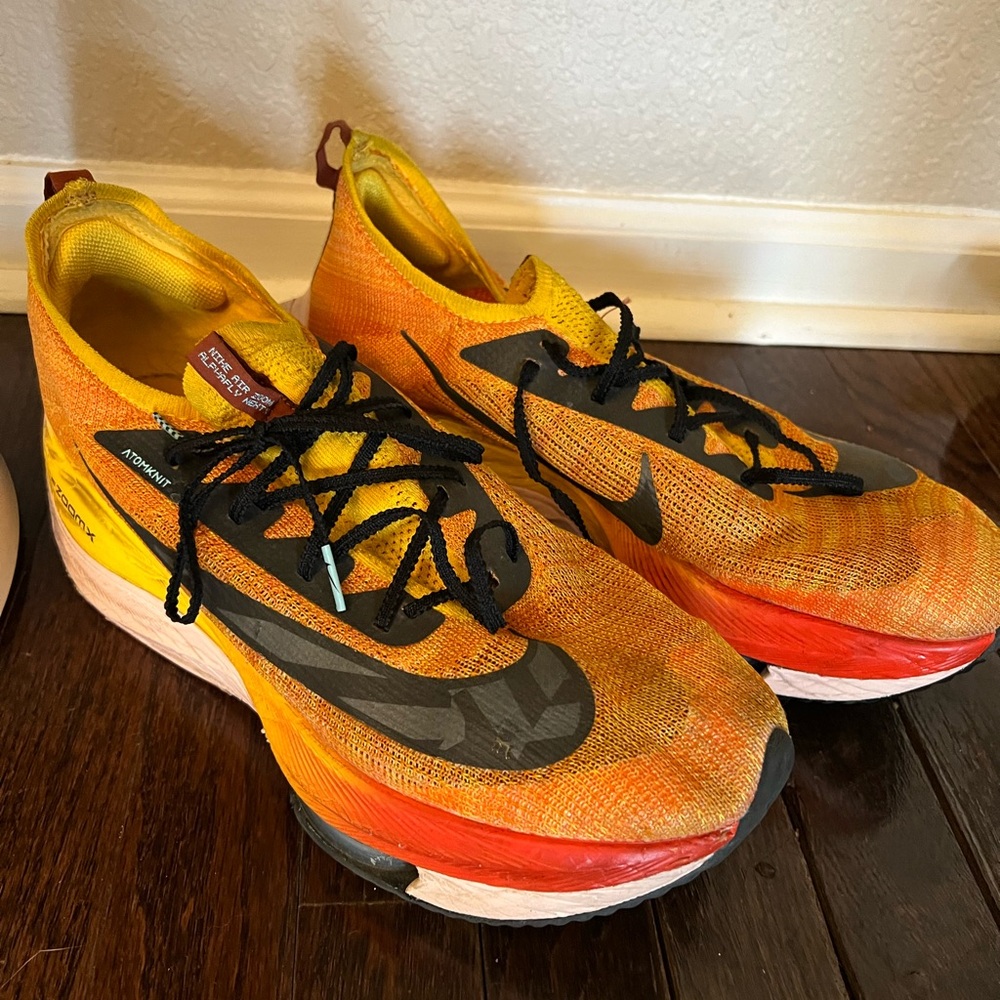 Nike Air Zoom Alphafly Next% Flyknit Sneaker Amarillo Black Size 13